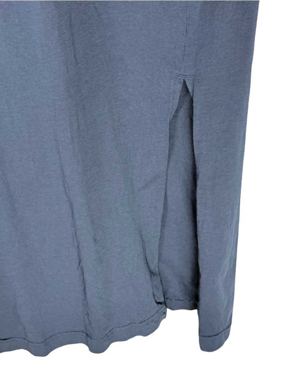 PACT Women's Blue SoftSpun Tank Organic Cotton Midi 
Dress Size M - Picture 4 of 7